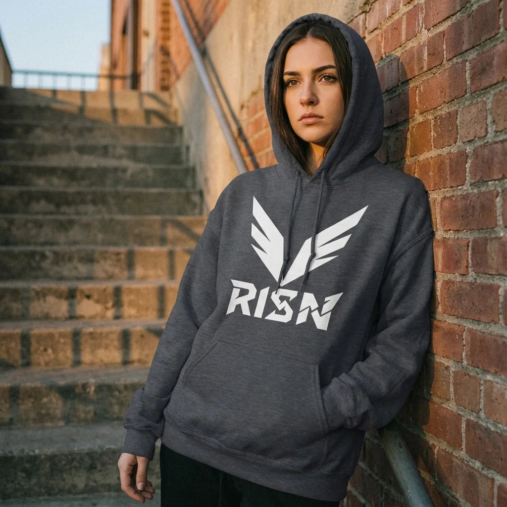 Sudadera RISN Logo Carbón
